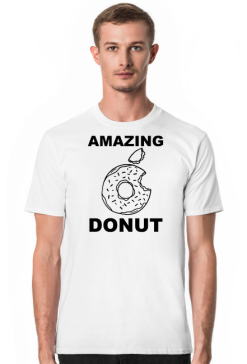 T-shirt Amazing donut
