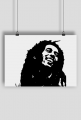 Plakat z Bobem Marleyem