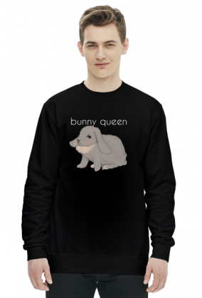 Uroczy królik bunny Queen