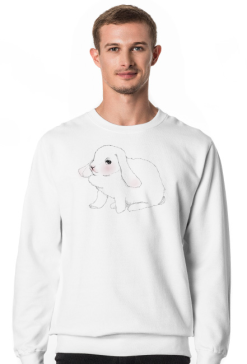 Uroczy królik bunny Queen