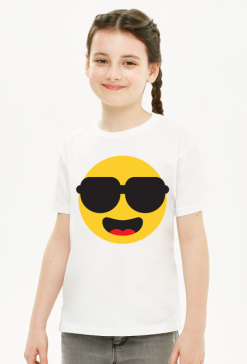Dziecięca Emoji z okularami