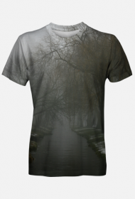 River in fog t-shirt