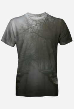 River in fog t-shirt
