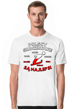 Skoki narciarskie - koszulka męska - Polscy skoczkowie są najlepsi