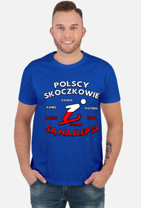 Skoki narciarskie - koszulka męska - Polscy skoczkowie są najlepsi