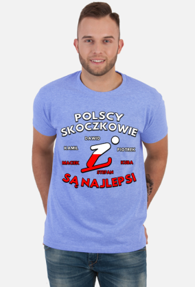 Skoki narciarskie - koszulka męska - Polscy skoczkowie są najlepsi