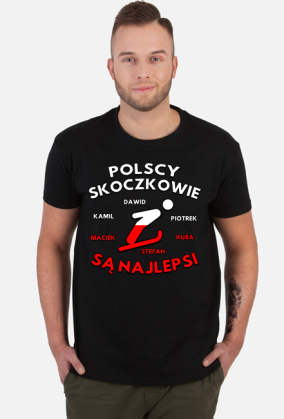 Skoki narciarskie - koszulka męska - Polscy skoczkowie są najlepsi