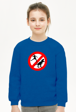 Zakaz rzucania (bluza dziewczęca klasyczna)