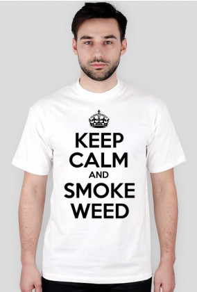 Keep Calm and Smoke Weed PolishRap T-Shirt (Man)