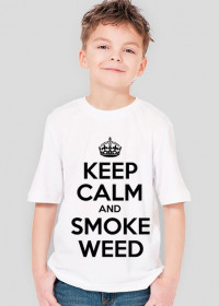 Keep Calm and Smoke Weed PolishRap T-Shirt (Boy)