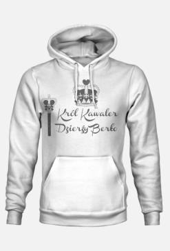 Bluza z kapturem "Król Kawaler"