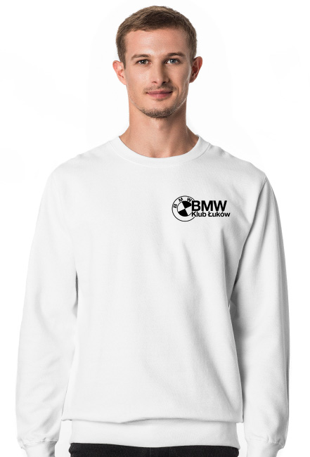 BMW Klub Łuków - biała bluza