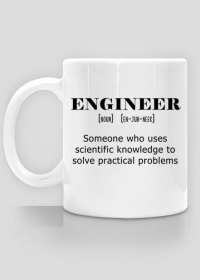 Engineer - definicja inżyniera kubek na prezent