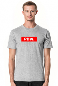 Jasno-szara koszulka PDW