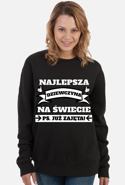 Najlepsza dziewczyna na świecie - Bluza damska