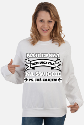 Najlepsza dziewczyna na świecie - Bluza damska