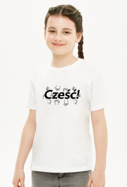 Koszulka dziecięca - Cześć