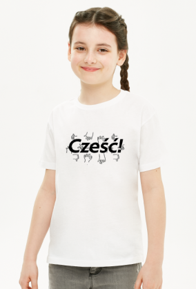 Koszulka dziecięca - Cześć