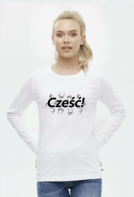 Koszulka damska - Cześć!