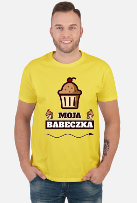 Moja babeczka - koszulka męska