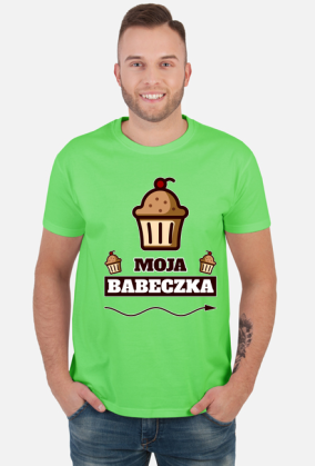 Moja babeczka - koszulka męska