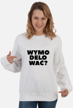 Wymodelowac Bluza Damska Biała