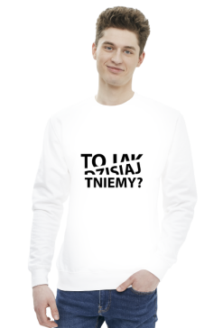 Jak Tniemy Bluza Męska Biała