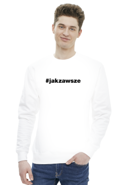 Jak Zawsze Bluza Męska Biała