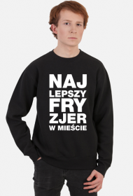 Najlepszy Fryzjer Bluza Męska Czarna