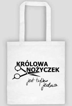 Królowa Nożyczek Torba Biała