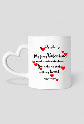 My funny Valentine - kubek na Walentynki