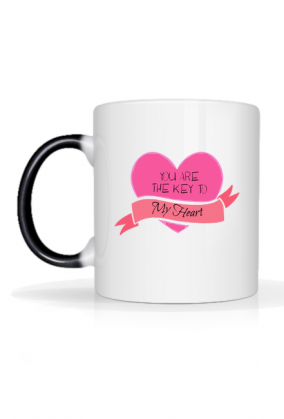 Kubek "You are the key to my heart"