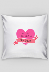 Poszewka "You are the key to my heart"