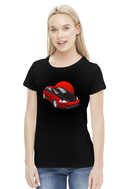 Honda Civic T-shirt damski