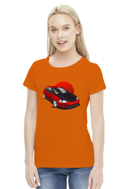 Honda Civic T-shirt damski