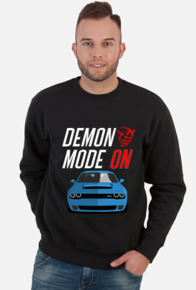 Dodge Challenger Demon - Bluza bez kaptura