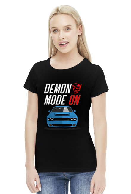 Dodge Challenger Demon - T-shirt damski