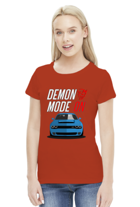 Dodge Challenger Demon - T-shirt damski
