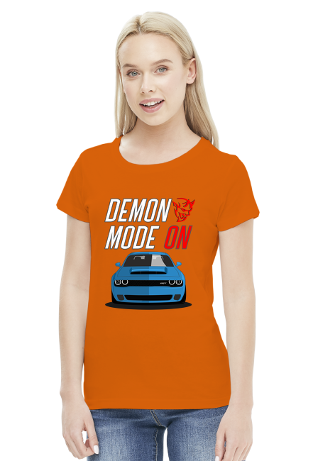 Dodge Challenger Demon - T-shirt damski