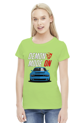 Dodge Challenger Demon - T-shirt damski