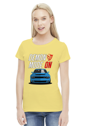 Dodge Challenger Demon - T-shirt damski