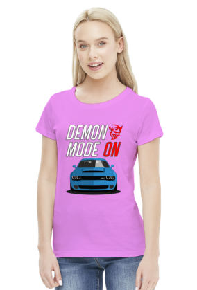Dodge Challenger Demon - T-shirt damski