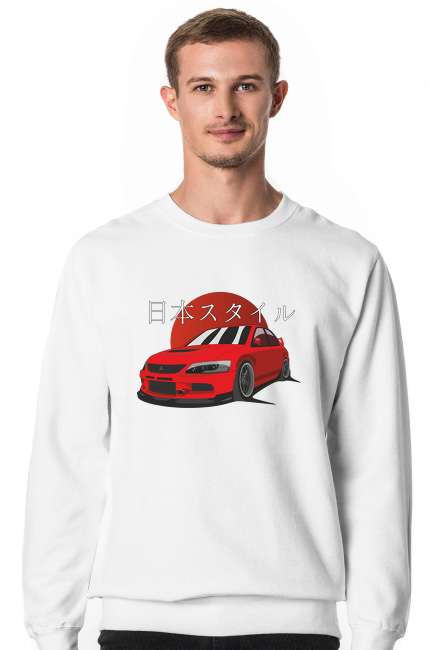 Mitsubishi Evo IX - Bluza bez kaptura