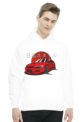 Mitsubishi Evo IX - Bluza z kapturem