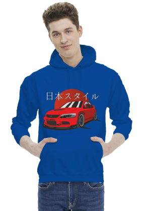 Mitsubishi Evo IX - Bluza z kapturem