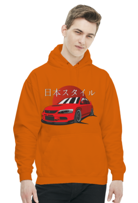Mitsubishi Evo IX - Bluza z kapturem