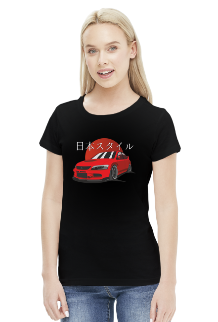 Mitsubishi Evo IX - T-shirt damski