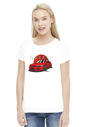Mitsubishi Evo IX - T-shirt damski