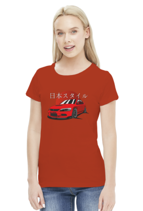 Mitsubishi Evo IX - T-shirt damski