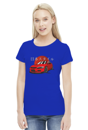 Mitsubishi Evo IX - T-shirt damski